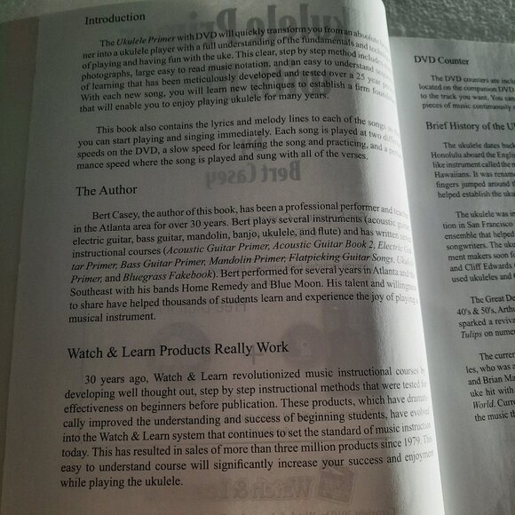 Ukulele Primer Book & DVD - Picture 6 of 7